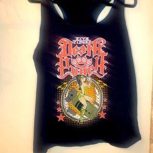 Five Finger Death Punch Bomb Girl Girls Tank Top Plus Size, 2X